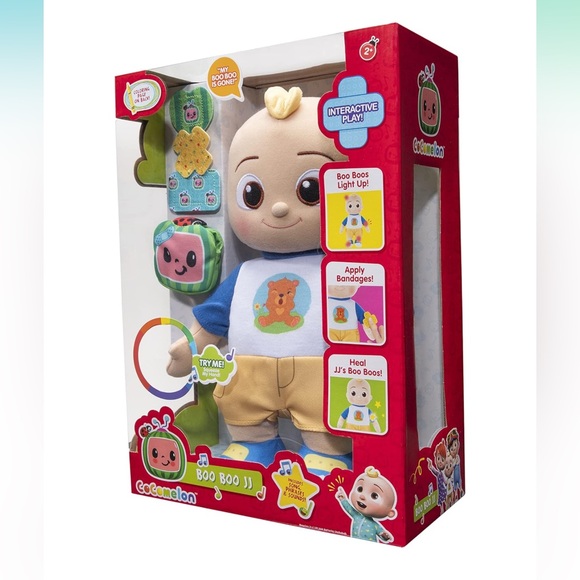 CoComelon Official Boo Boo JJ Feature Plush - Boo Boo Areas Light Up NIB - Picture 4 of 13